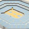 YouTheFan NCAA North Carolina Tar Heels 5-Layer StadiumView 3D Wall Art - Dean E. Smith Center view 3