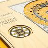 YouTheFan NHL Boston Bruins 5-Layer Stadiumviews 3D Wall Art , 17" x 13" x 5/8" view 4