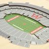 YouTheFan NCAA Wisconsin Badgers 5-Layer StadiumView 3D Wall Art - Camp Randall Stadium view 3