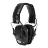 Howard Leight by Honeywell Impact Sport Sound Amplification Electronic Shooting Black Earmuff with Genesis Sharp-Shooter Shooting Glasses, Clear Lens view 2
