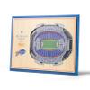 YouTheFan NFL Buffalo Bills 5-Layer StadiumView 3D Wall Art - New Era Field view 1