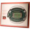 YouTheFan NFL 5-Layer 17 x 13 StadiumViews 3D Wall Art, Cincinnati Bengals view 1