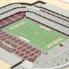 YouTheFan NCAA Texas A&M Aggies 5-Layer StadiumView 3D Wall Art - Kyle Field view 3