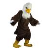 White Head Brown Eagle Costume Mascot Cartoon For Performance Fursuit view 2