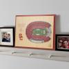YouTheFan NCAA USC Trojans 5-Layer StadiumView 3D Wall Art - Los Angeles Memorial Coliseum view 2
