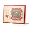 YouTheFan NFL 5-Layer 17 x 13 StadiumViews 3D Wall Art, One Size, Tampa Bay Buccaneers view 1
