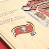 YouTheFan NFL 5-Layer 17 x 13 StadiumViews 3D Wall Art, One Size, Tampa Bay Buccaneers view 4