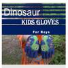 Roaming Kids Gloves for Age2-10, Great for Boys Girls Outdoor Sports,Biking,Cycling, Riding, Netball,Climbing, Monkey Bar,Scooter (M (Around a Palm: 6.7"), Dinosar) view 2