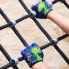 Roaming Kids Gloves for Age2-10, Great for Boys Girls Outdoor Sports,Biking,Cycling, Riding, Netball,Climbing, Monkey Bar,Scooter (M (Around a Palm: 6.7"), Dinosar) view 3