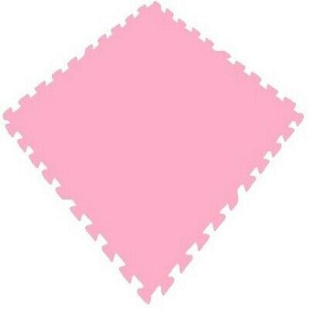 EVA Foam Floor Mat Interlocking Exercise Gym Puzzle Tiles 24" x 24" x 3/8"(10mm),Color: Pink, Square FEET: 24-288 (Square FEET: 120)
