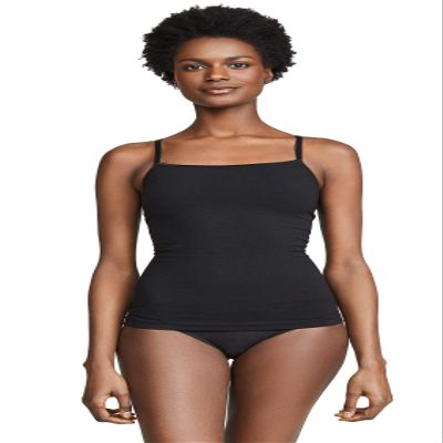 Yummie by Heather Thomson by Heather Thomson Women's Plus-Size Seamless Convertible Shapewear Camisole Underwear, Black, 2X/3X