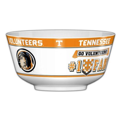 Fremont Die NCAA Tennessee Volunteers Party Snack Bowl, 11.75" Bowl (2 Gallon), White/Team Colors