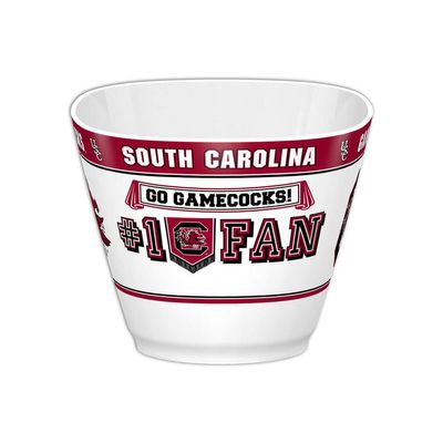 Fremont Die NCAA South Carolina Fighting Gamecocks Party Snack Bowl, 11.75" Bowl (2 Gallon), White/Team Colors