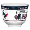Fremont Die NFL Houston Texans Party Snack Bowl, 11.75" Bowl (2 Gallon), White/Team Colors view 1