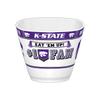Fremont Die NCAA Kansas State Wildcats Party Snack Bowl, 11.75" Bowl (2 Gallon), White/Team Colors view 1