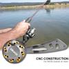 Fishing Reel Power Handle,Fishing Reel Handle Replacement,DEUKIO Metal Rocker Arm Grip for A/D/S brands of reels,3 colors to choose from(Gun color) Baitcast Power Handle fishing reel handle view 3