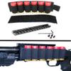 Mossberg 500/590/835 Shells Carrier Hunting Accessory Holder 12 Gauge Tactical Shell Pouch Ammo Shell Round slug Carrier Reload Adapter Target Range Gear. Single Rail Mount. view 1