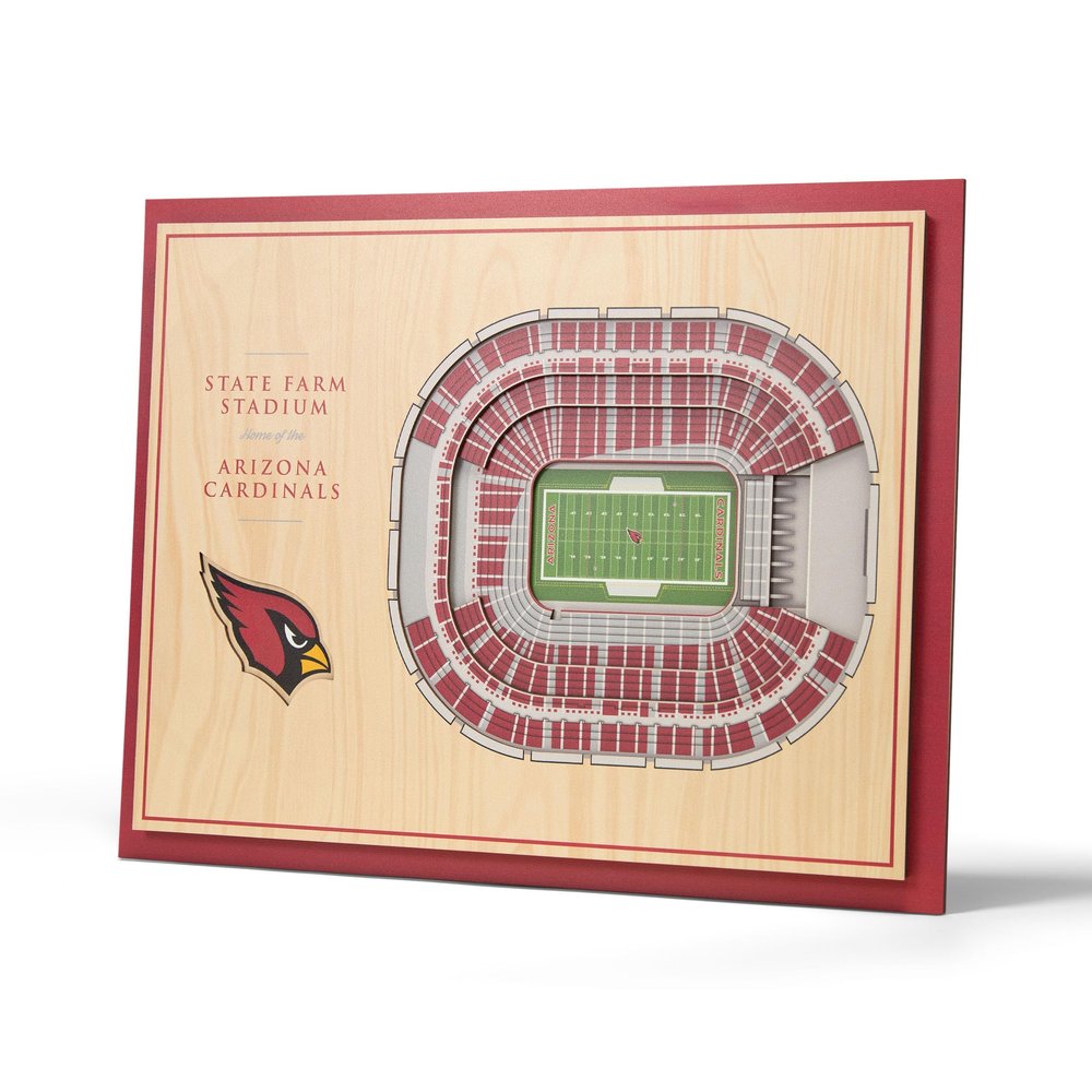 YouTheFan NFL 5-Layer 17 x 13 StadiumViews 3D Wall Art