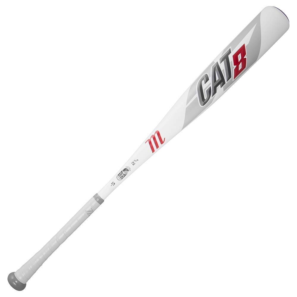 Marucci CAT8 -5 USSSA Senior League Baseball Bat, 2 3/4" Barrel, 30"/ 25 oz,White