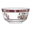 Fremont Die NCAA Florida State Seminoles Party Snack Bowl, 11.75" Bowl (2 Gallon), White/Team Colors view 1