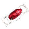 CRAZY SHARK Magnetic Net Release Aluminum Shell for Fly Fishing Red view 2