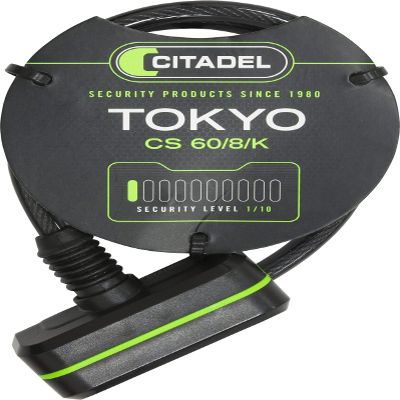 Citadel CS-80 Lock Cable, Unisex Adult, Black, 800 x 10 mm