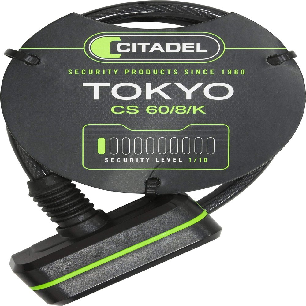 Citadel CS-80 Lock Cable, Unisex Adult, Black, 800 x 10 mm