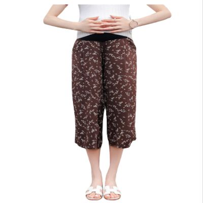 Jueshanzj Womens Pants Maternity Soft Medium Coffee