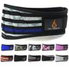 Fire Team Fit Weightlifting Belt, Weight Belt, Weight Lifting Belt for Men and Women, 6 Inch, Back Support for Lifting, Squat and Deadlifting Workout Belt (Blue Line, 30" - 34" Around Navel, Small) view 1