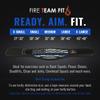 Fire Team Fit Weightlifting Belt, Weight Belt, Weight Lifting Belt for Men and Women, 6 Inch, Back Support for Lifting, Squat and Deadlifting Workout Belt (Blue Line, 30" - 34" Around Navel, Small) view 3