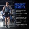 Fire Team Fit Weightlifting Belt, Weight Belt, Weight Lifting Belt for Men and Women, 6 Inch, Back Support for Lifting, Squat and Deadlifting Workout Belt (Blue Line, 30" - 34" Around Navel, Small) view 4