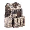 UNISTRENGH Tactical Molle Airsoft Vest Paintball Combat Soft Vest Tan Adjustable Lightweight (ACU Camo) view 2