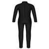 iiniim Kids Boys Girls Mock Neck Long Sleeve Unitard Leotard Full Length Body Suit Jumpsuit Catsuit Dance wear Costumes Black 3-4 view 2