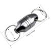 Magnetic Net Release Aluminum Shell for Fly Fishing Gun Metal view 2