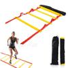 XEMZ Speed Agility Training Ladder with Carry Bag, Home Gym Quickness Folder Equipment, Fitness Soccer Football Faster Footwork Drills Aid, Adjustable Exercise Sport Cones Hurdles view 1