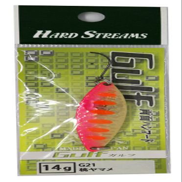 IVYLINE Hard Streams Gulf Spoon, 0.5 oz (14 g), G21 Peach Yamame