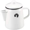 Captain Stag Kettle - White, 1.1L, Enamel, Stovetop, Whistles view 1