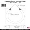 Hammerhead Spearguns 5/8 (16 mm) Metal Wishbone Band 28" Black view 2