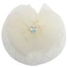 Belyee Fascinators Hat Flower Meshs Off White Tea Party Wedding Headwear for Girls view 1