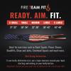 Fire Team Fit Weightlifting Belt, Weight Belt, Weight Lifting Belt for Men and Women, 6 Inch, Back Support for Lifting, Squat and Deadlifting Workout Belt (Star Bar, 30" - 34" Around Navel, Small) view 3