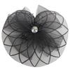 Belyee Womens Flower Mesh and Veil Black Fascinator Cocktail Hair Clip Hat for Party view 1