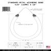 Hammerhead Spearguns 5/8 (16 mm) Metal Wishbone Band 18" Black view 2