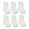Silky Toes Non-Skid Infant Socks Multi Colored Baby Boy Girl Gift Set (12-18M, White Collection Unisex (6 Pairs)) view 1