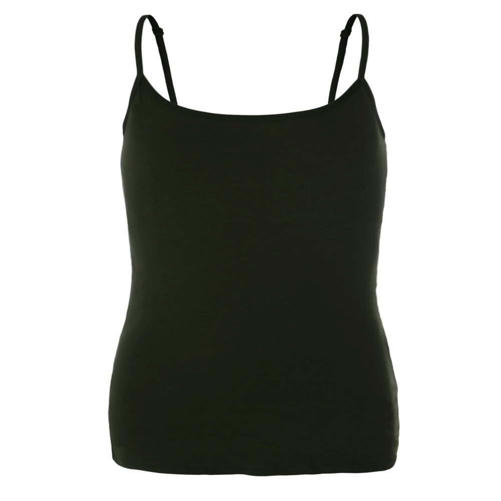 Emmalise Pre-Teen Training Bra Camisole with Built in Fabric Support Adjustable Bra - 8-13Years Olive Small / 60-90lb