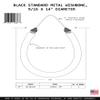 Hammerhead Spearguns 9/16 (14mm) Metal Wishbone Band 14" Black view 2