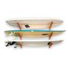 StoreYourBoard Timber Surfboard Wall Rack, Holds 3 Surfboards, Wood Home Storage Mount System, Garage Hanging Organizer Natural view 4