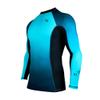 Platinum Sun UPF 50+ Rash Guard for Men Long Sleeve Swim Surf Shirt - Tight Tit UV Rashguard (Blue, XL) view 1