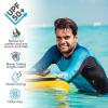 Platinum Sun UPF 50+ Rash Guard for Men Long Sleeve Swim Surf Shirt - Tight Tit UV Rashguard (Blue, XL) view 2