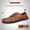 Asifn Men's Sport Sandals Outdoor Casual Leather Shoes Fisherman Breathable Summer Walking Beach Travel Khaki(11 M US,28 cm Heel to Toe view 4