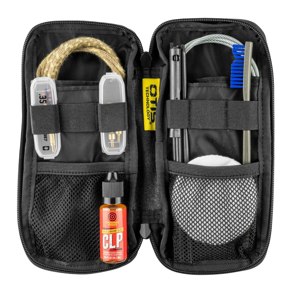 Otis .338 Cal Defender Series Gun Cleaning Kit, Includes Cleaning Rods, Brushes, Patches, Compact and Portable (FG-901-338)